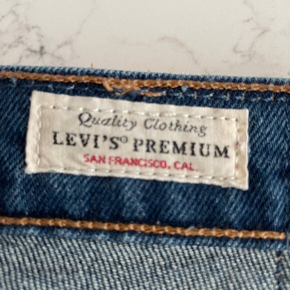 Levi's Vintage Org 501 MWash Straight Lg Button Close Jeans Blue W 27" x L 26" - Picture 8 of 15